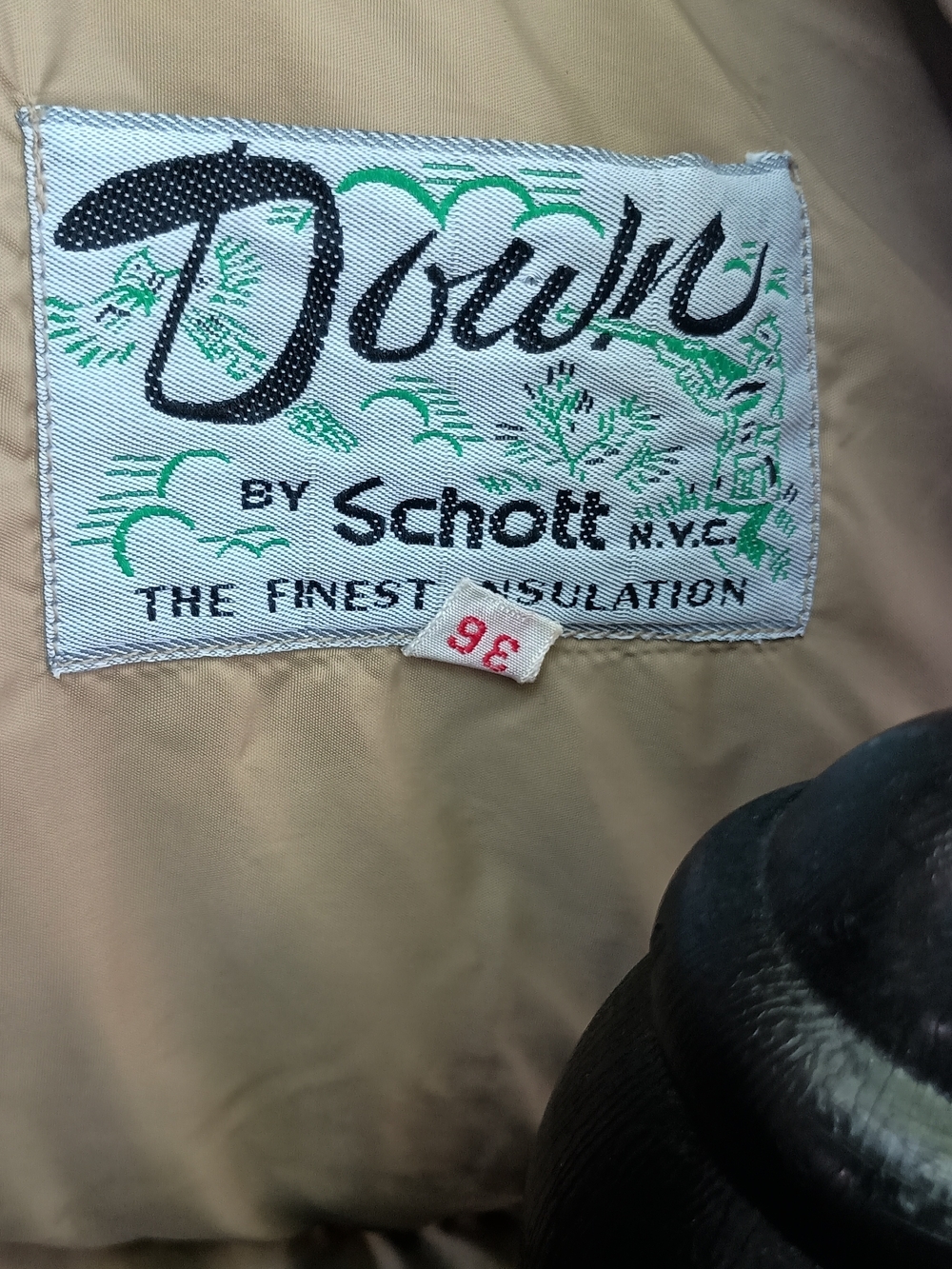 Vintage 70'S SCHOTT Western Down Vest_36 - Picture 7 of 8